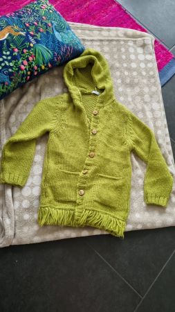 Wolle Cardigan grün 128-134  Mayoral