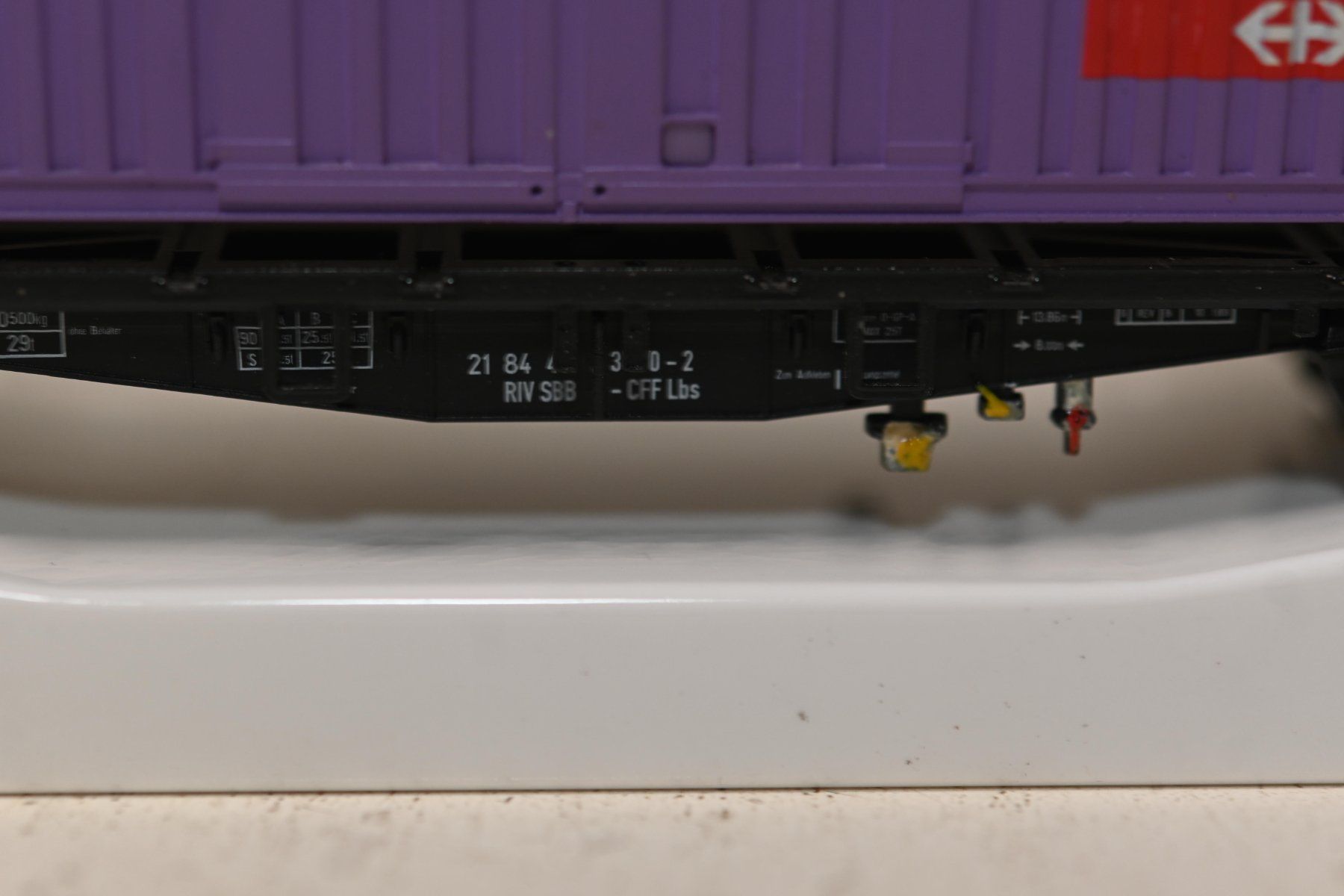 Märklin Modellini di ferrovie: SBB Containerwagen Märklin HO/AC mit OVP – Usato da Laupen ZH venduto da Zmoewe 4
