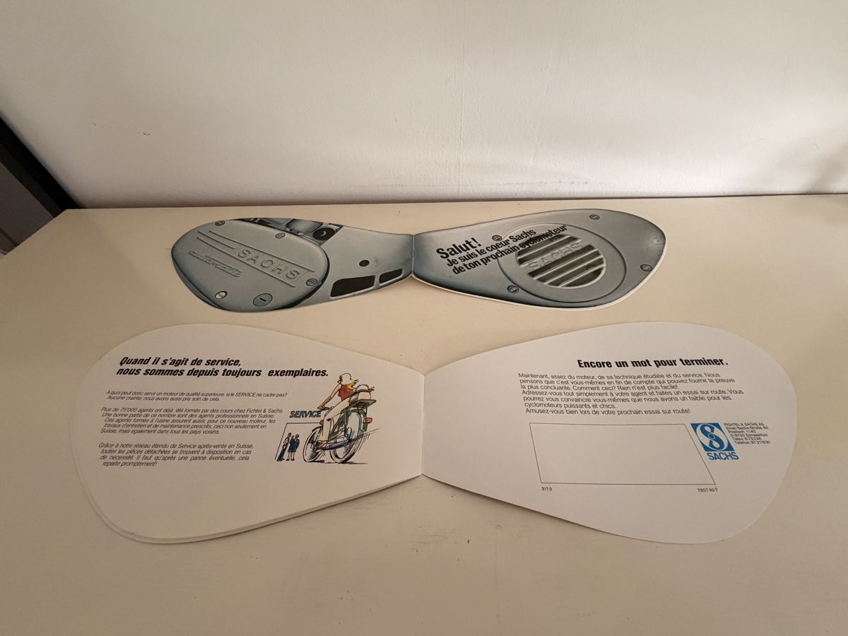 Sachs Pièces pour mobylette: 2 alte Mofa Prospekte Sachs – D'occasion à Wabern par Housi78 2