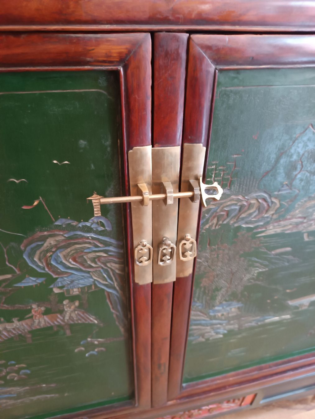 Vetrine: Asiatische Vitrine Schrank Vintage – Usato da Riehen venduto da twentymodern 3