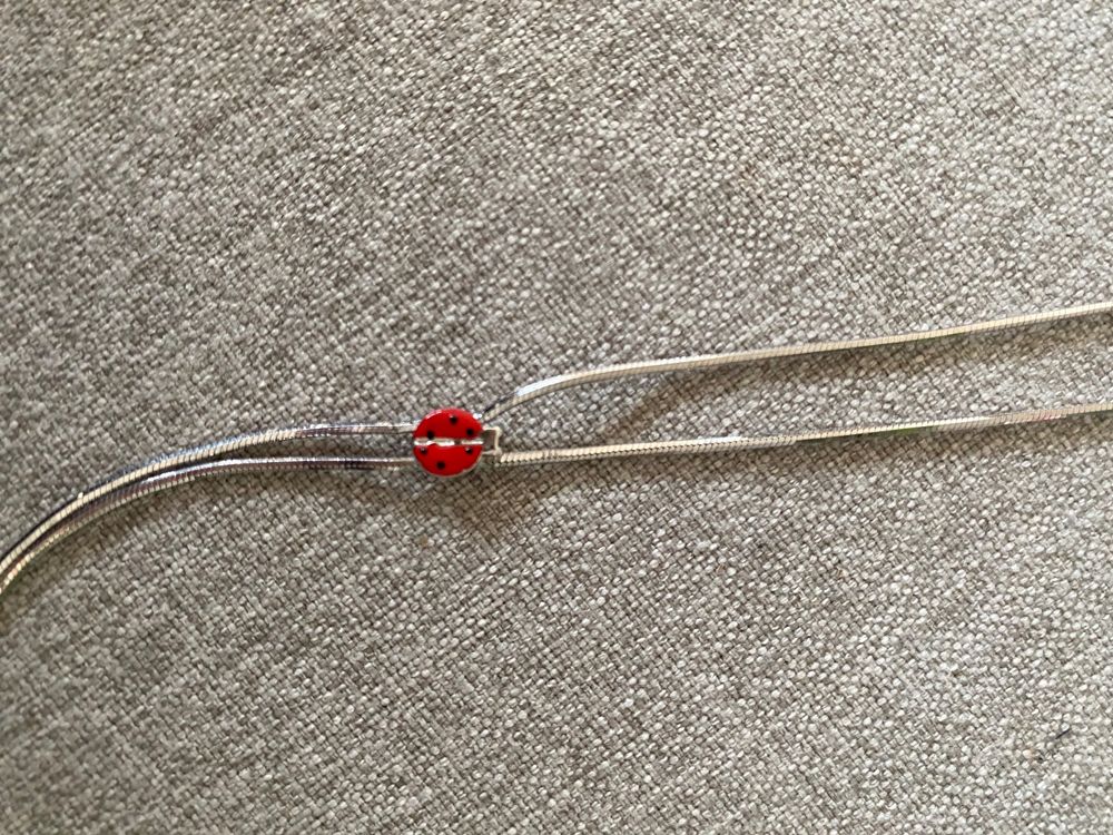 Bling Jewelry Marienkäfer Anhänger – Rote Emaille Glücksbringer Halskette Für Frauen & Teenager