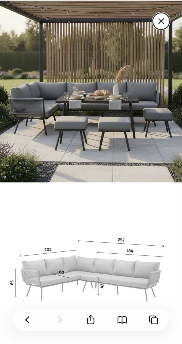 Mömax Set di tavolo e panche: Gartenlounge – Usato da Oberkulm venduto da abcd_99 2