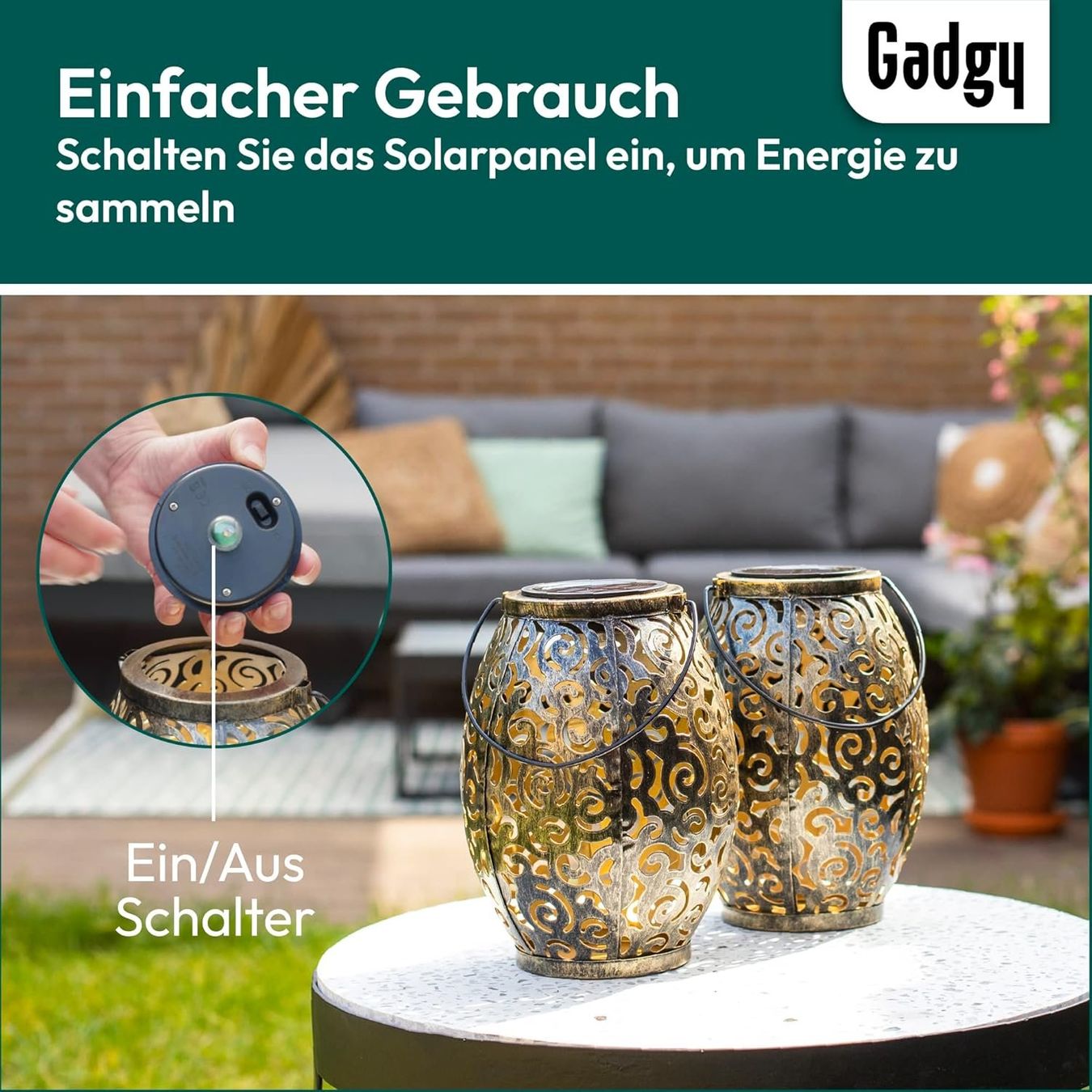 Lampade: Orientalische Solar Laternen 2er Set – Nuovo e nell'imballaggio originale da Nuglar venduto da SaleRitter