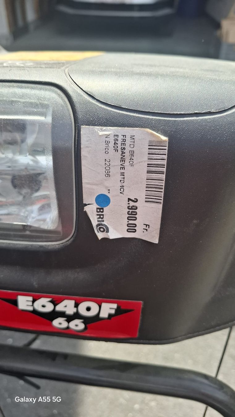 Mtd Sgombero neve: Vendo spazzaneve Mtd – Usato da Biasca venduto da lis_22qj 4