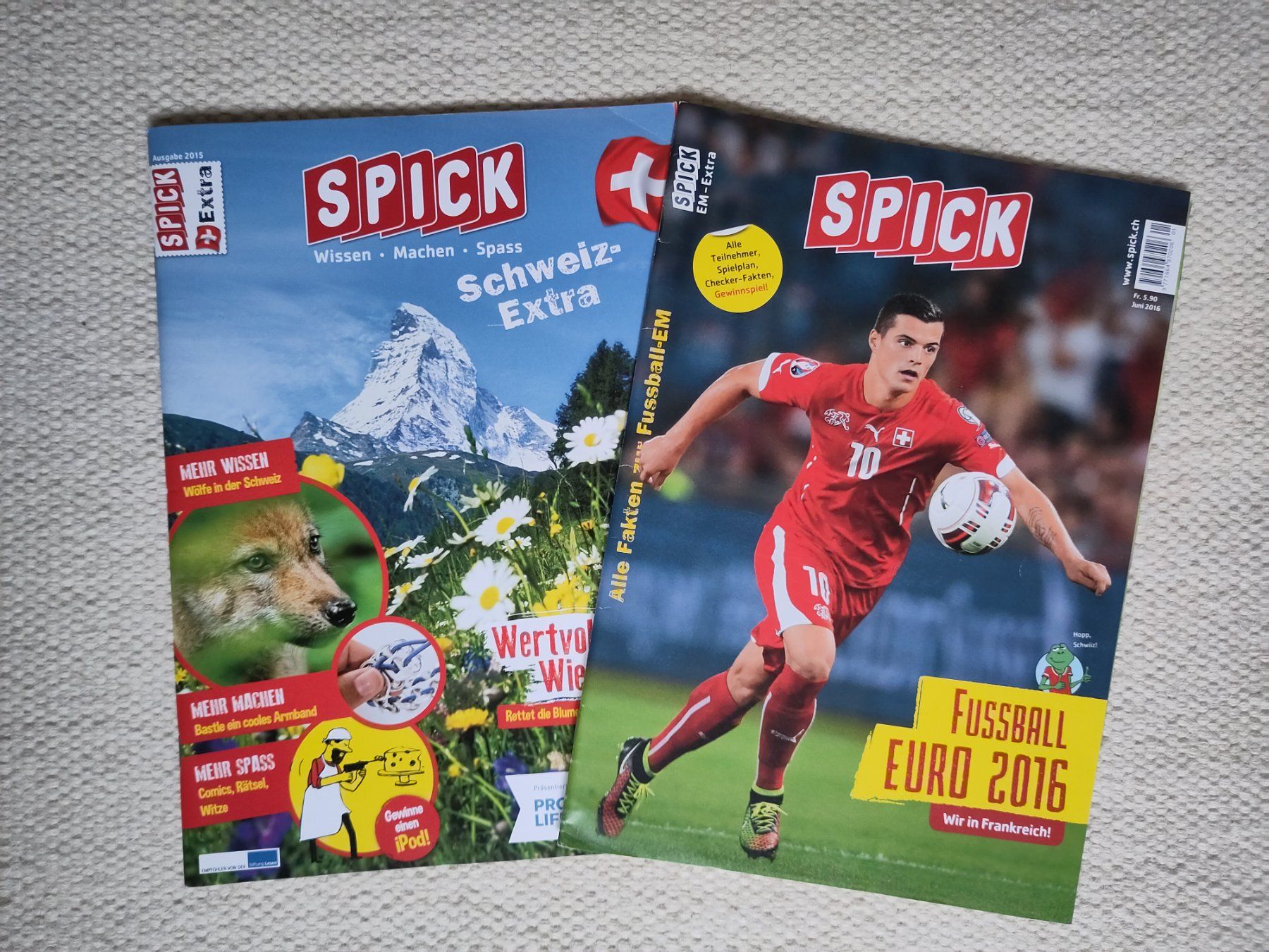 Riviste & Magazine: Spick, Extra-Hefte, 4 Magazine, 2013-2016 – Usato da Basel venduto da Bar08 1