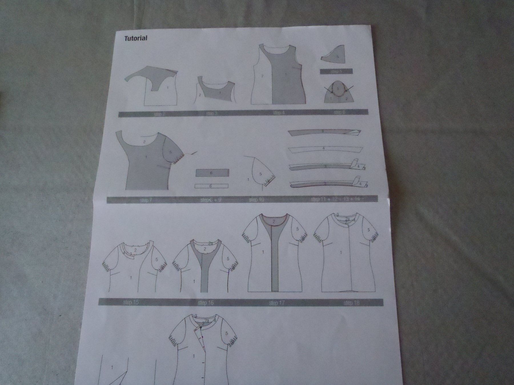 Schnittmuster: Bluse mit Kragen – Gebraucht aus Moosseedorf von Foxred 5