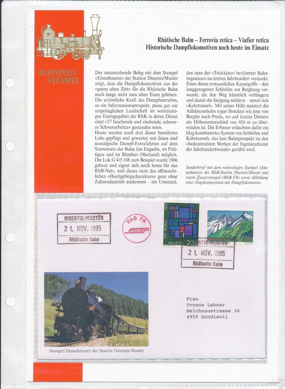 Alle Briefmarken: Bahnpoststempel 39 s.Original Sammelband – Neu und originalverpackt aus Neuenegg von muenzenweber-ch 9