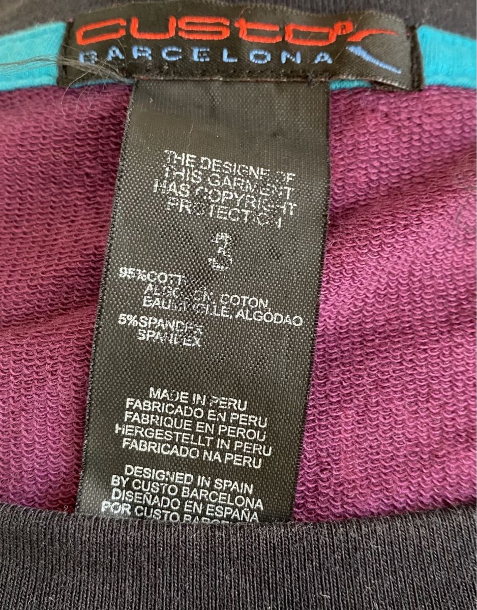 Robe-tunique Capuche Custo Taille 36/S - Occasion Très Bon état