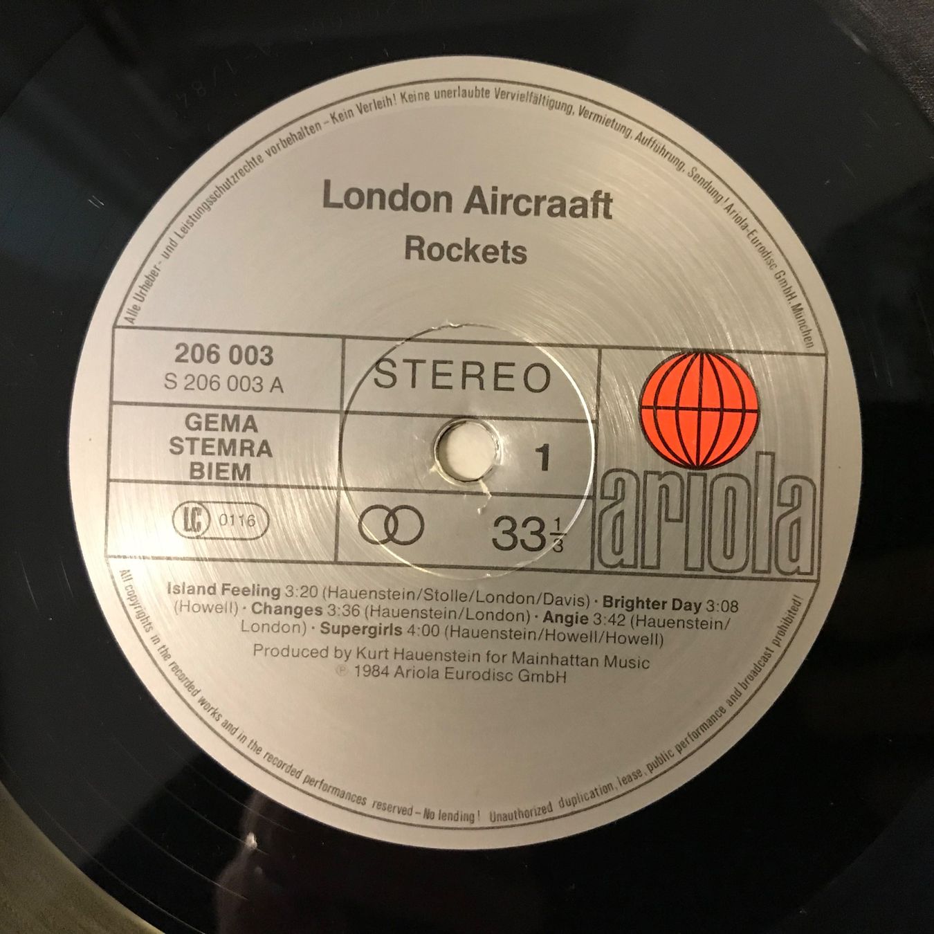 Schallplatten: London Aircraft - Rockets – Gebraucht aus Aesch BL von BlueMusicRecords 2