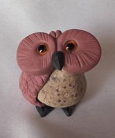 Eule Figur Naturstein Handgemacht sie Foto wunder schön  