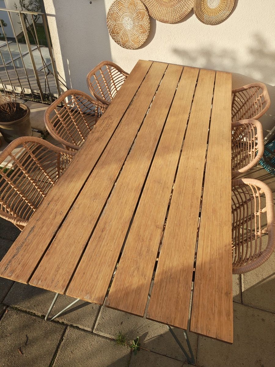 Houe Tavoli: Gartentisch Bambus von Houe – Usato da Zürich venduto da Stefconde