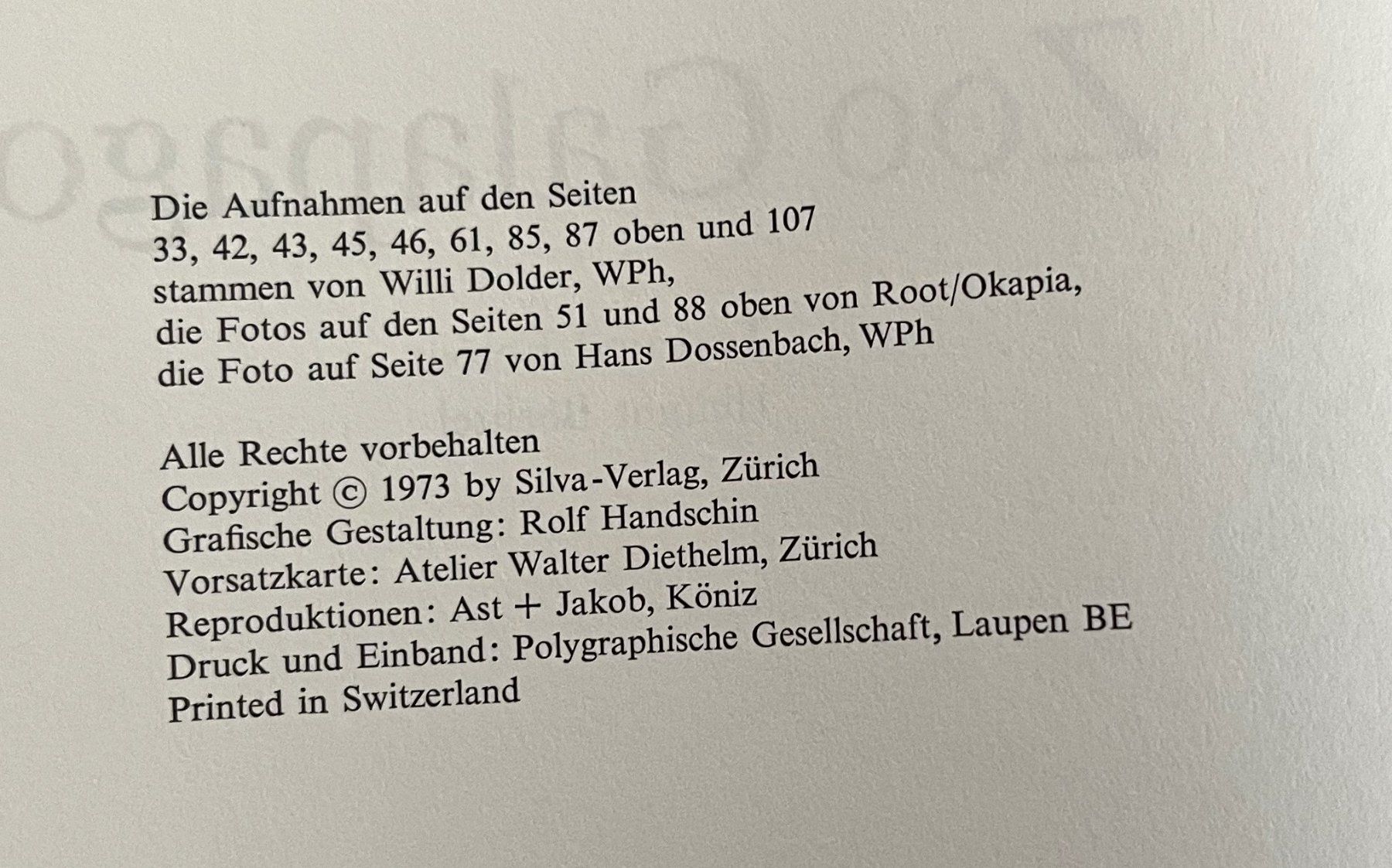 Libri: Silva Verlag, Zoo Galapagos, 1973 – Usato da Oftringen venduto da Vucki 3