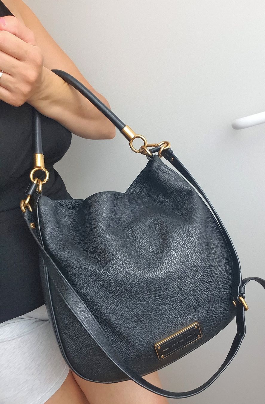 Marc Jacobs Borse da donna: Marc Jacobs Henkel/Umhängetasche Softleder Schwarz   – Usato da Niederteufen venduto da Mira_72 9