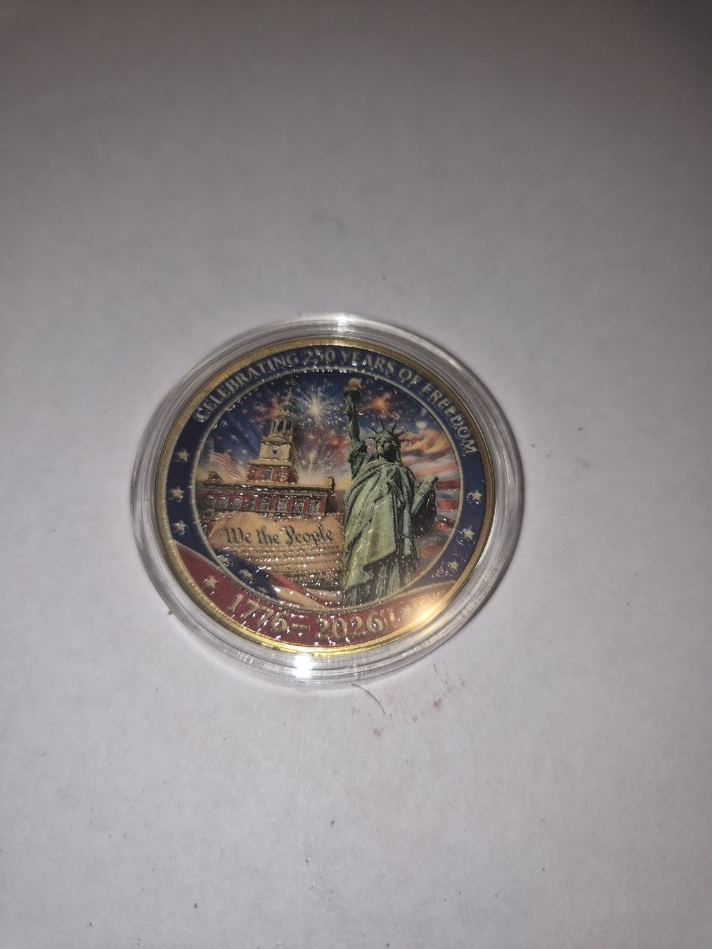 Alle Münzen: Pièce commémorative 250 ans USA – Neu (gemäss Beschreibung) aus Senèdes von hen_fw8b