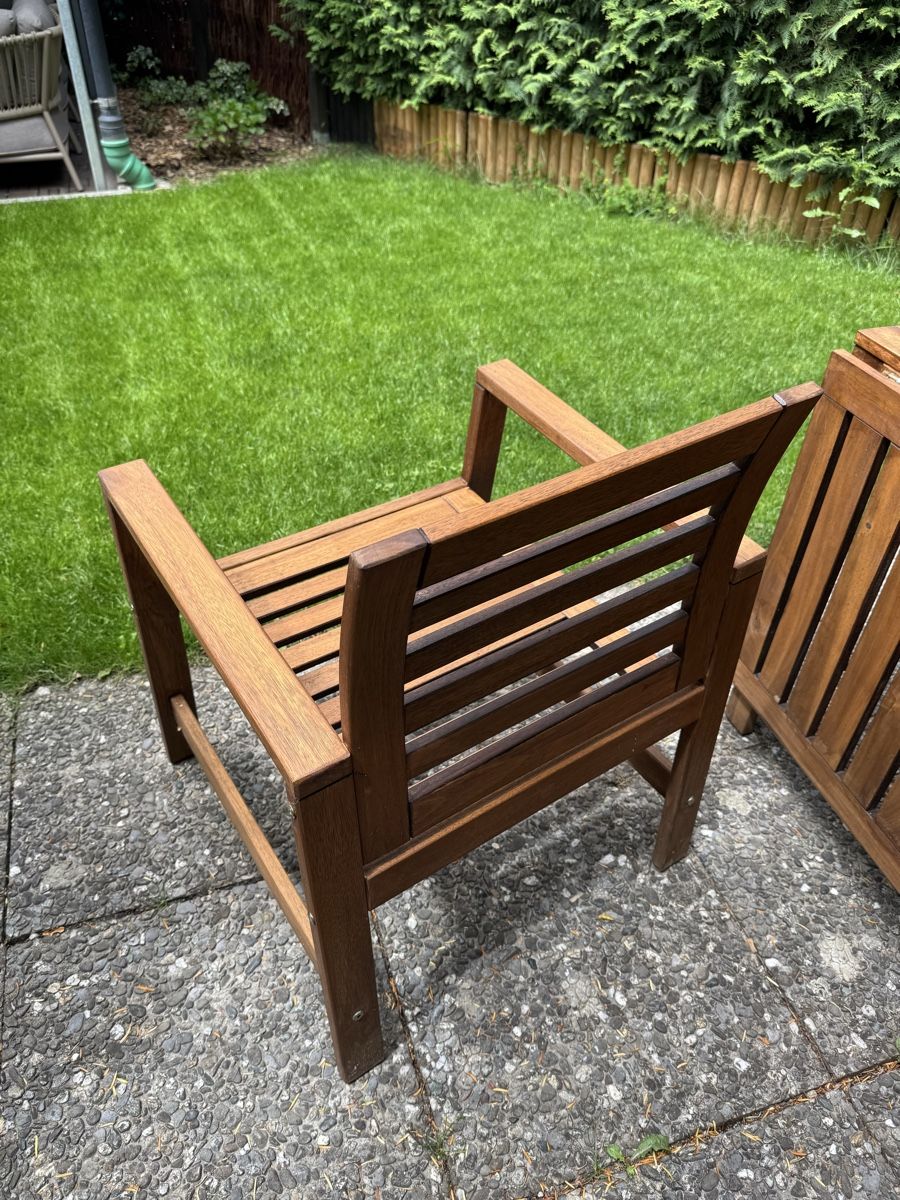 Ikea Tavoli: IKEA Holz-Gartentisch inkl. 3 Stühle – Usato da Cham venduto da GOLF2GL 8