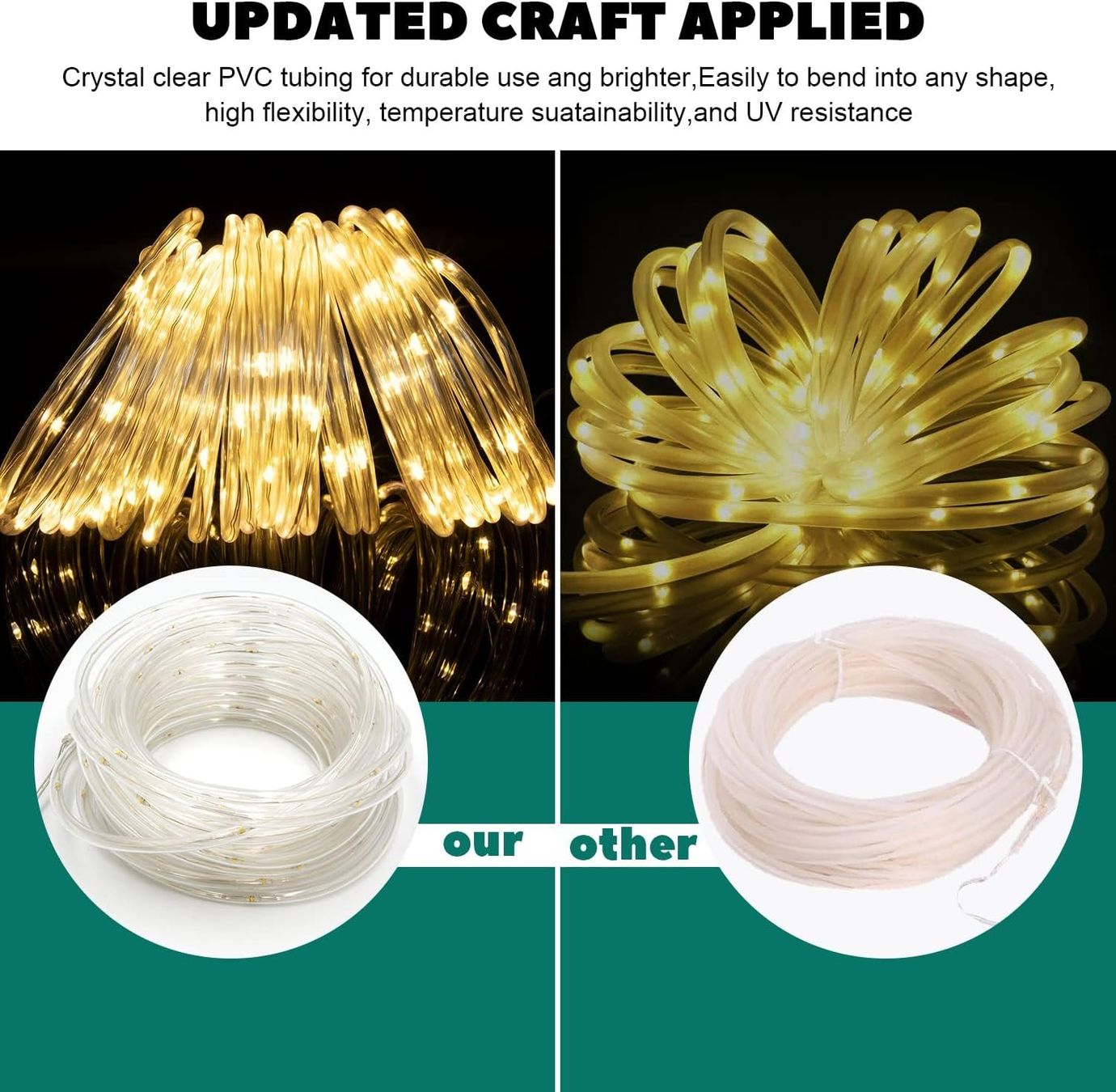 Ghirlande e barre luminose: Solar Lichtschlauch Lichterkette,10M – Nuovo e nell'imballaggio originale da Nuglar venduto da SaleRitter 5