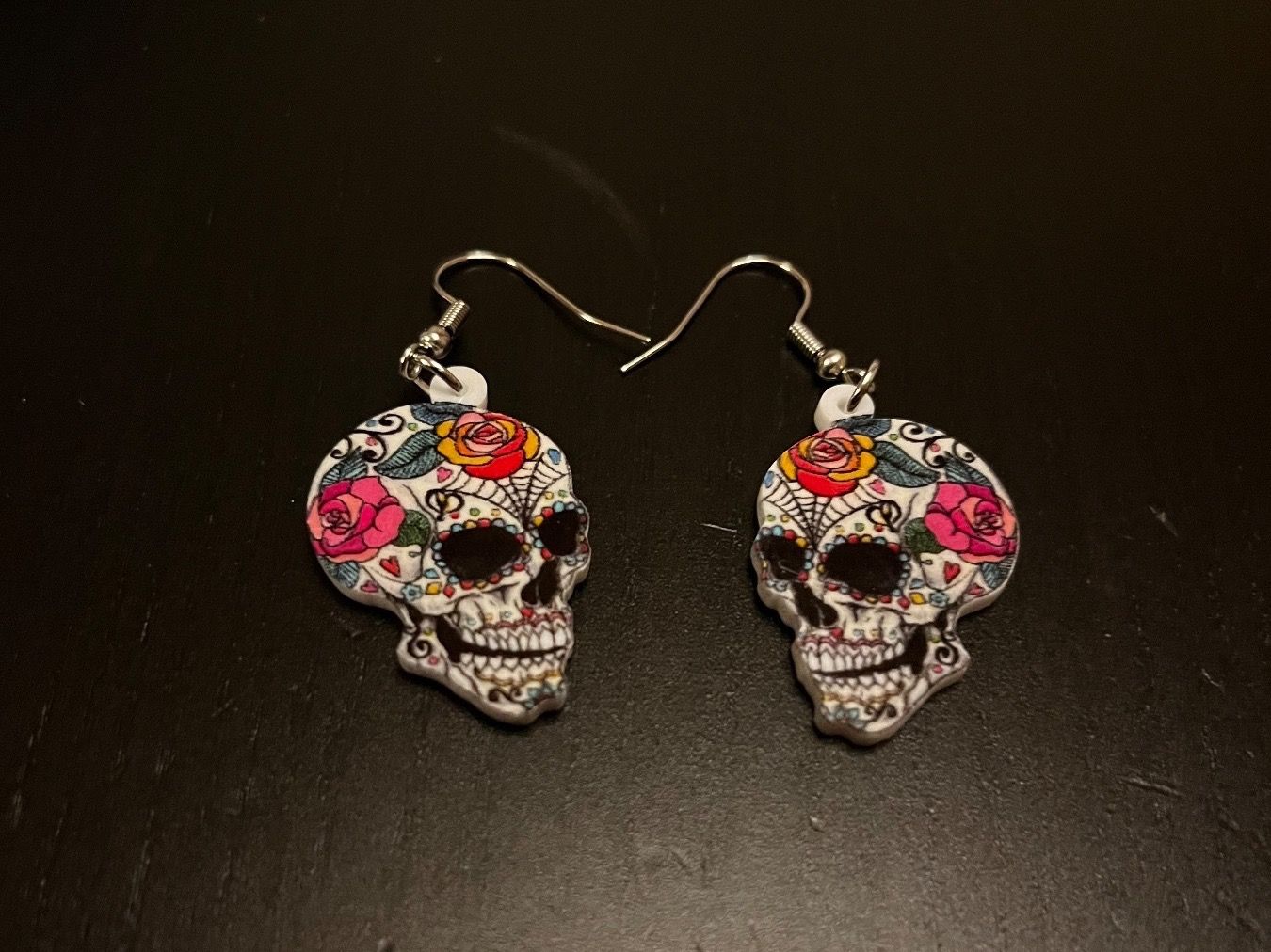 Ohrringe & -stecker: Ohrringe Schädel ( Santa Muerte) – Neu (gemäss Beschreibung) aus Gams von Mariawicca 1