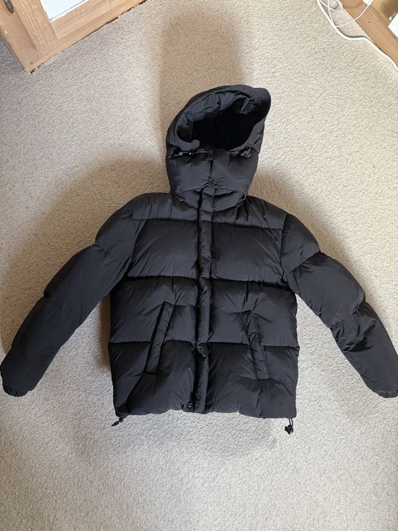 Schwarze Diesel Winterjacke mit Kapuze, Top Zustand! (Gebraucht