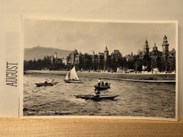 AK von Zürich rotes Schloss
