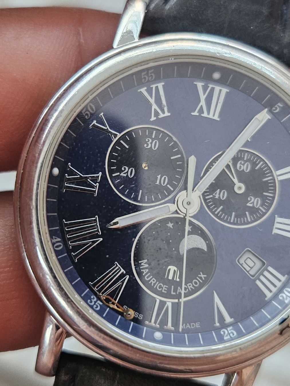 Maurice Lacroix Orologi: Maurice Lacroix Chronograph Moon Phase 40mm – Usato da Rickenbach b. Wil venduto da nic_8ljr 1