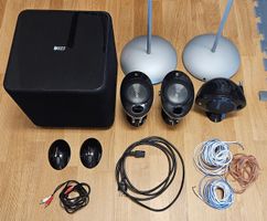 KEF Heimkino Setup - Subwoofer & 5 Satelliten (schwarz)