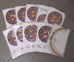 SET AN 10 *LAMPION'S* DM 33CM/NEU/SCHWER ENTFLAMMBAR