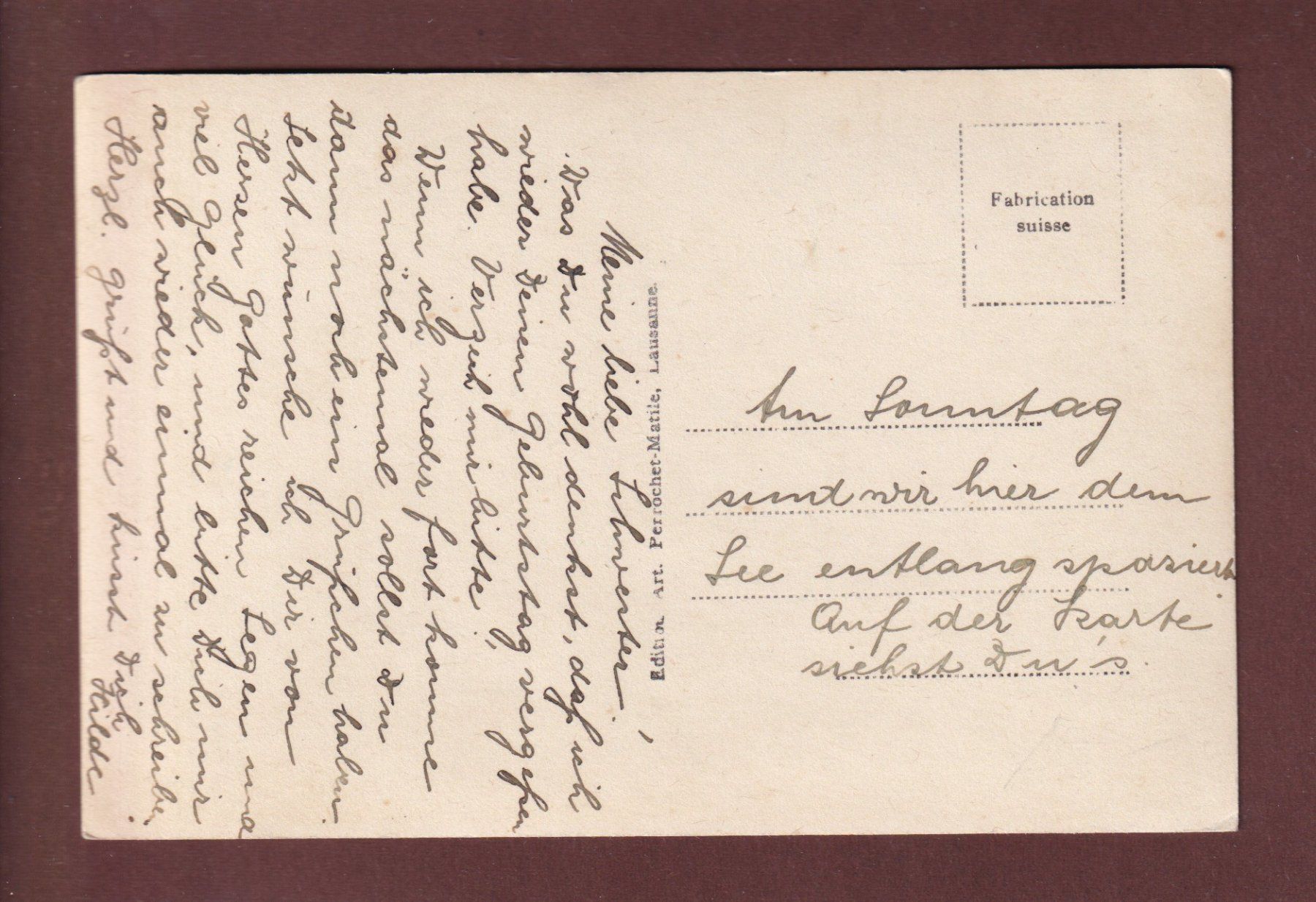 Cartes postales: LAUSANNE - Ouchy – D'occasion à Pully par nicecards 1