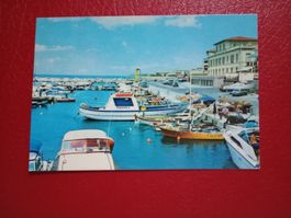 AK Italien San Vincenzo Ligurien der Hafen Boote 1987