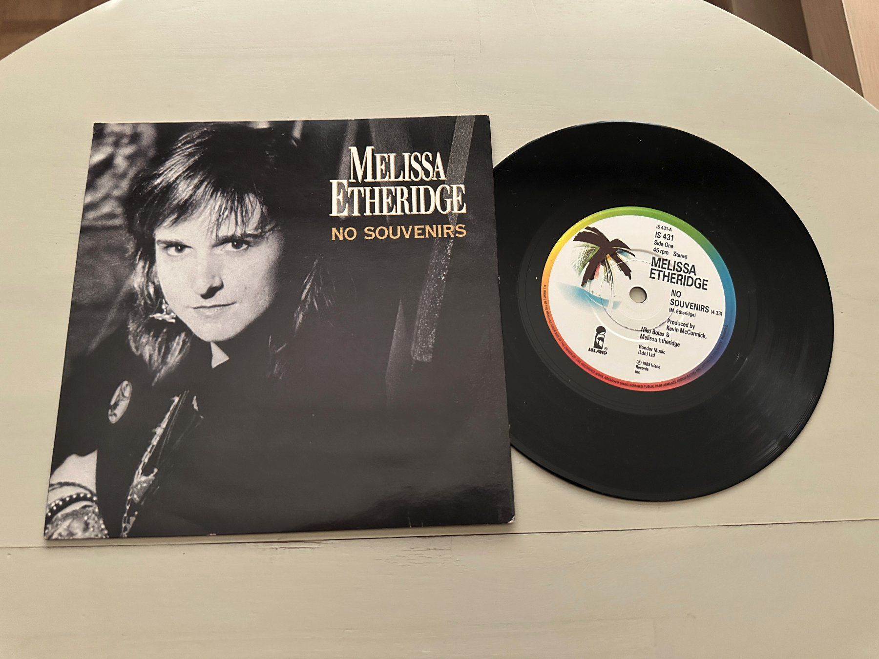 Schallplatten: MELISSA ETHERIDGE tolle Single No souvenirs Kult UK differnt – Gebraucht aus Basel von Partridge