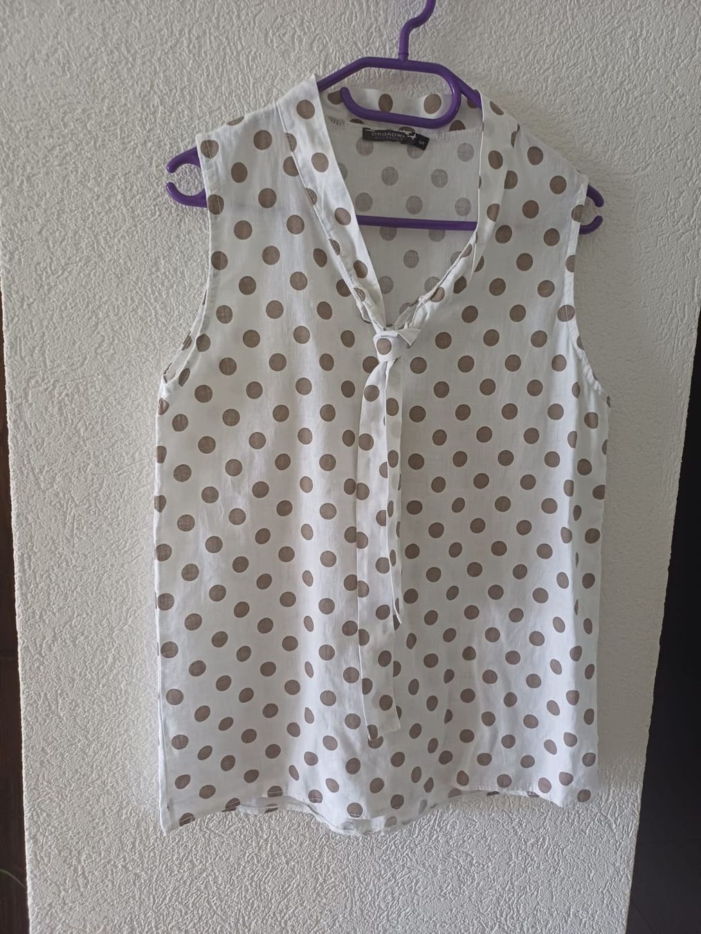 Camicette: Blouse à pois en lin – Usato da Collonges venduto da cam_72xf 1