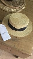 Chapeau Panama Borsalino paille noir taille unique neuf
