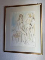Simone Erni: Feder + Gouache ZWEI MAEDCHEN