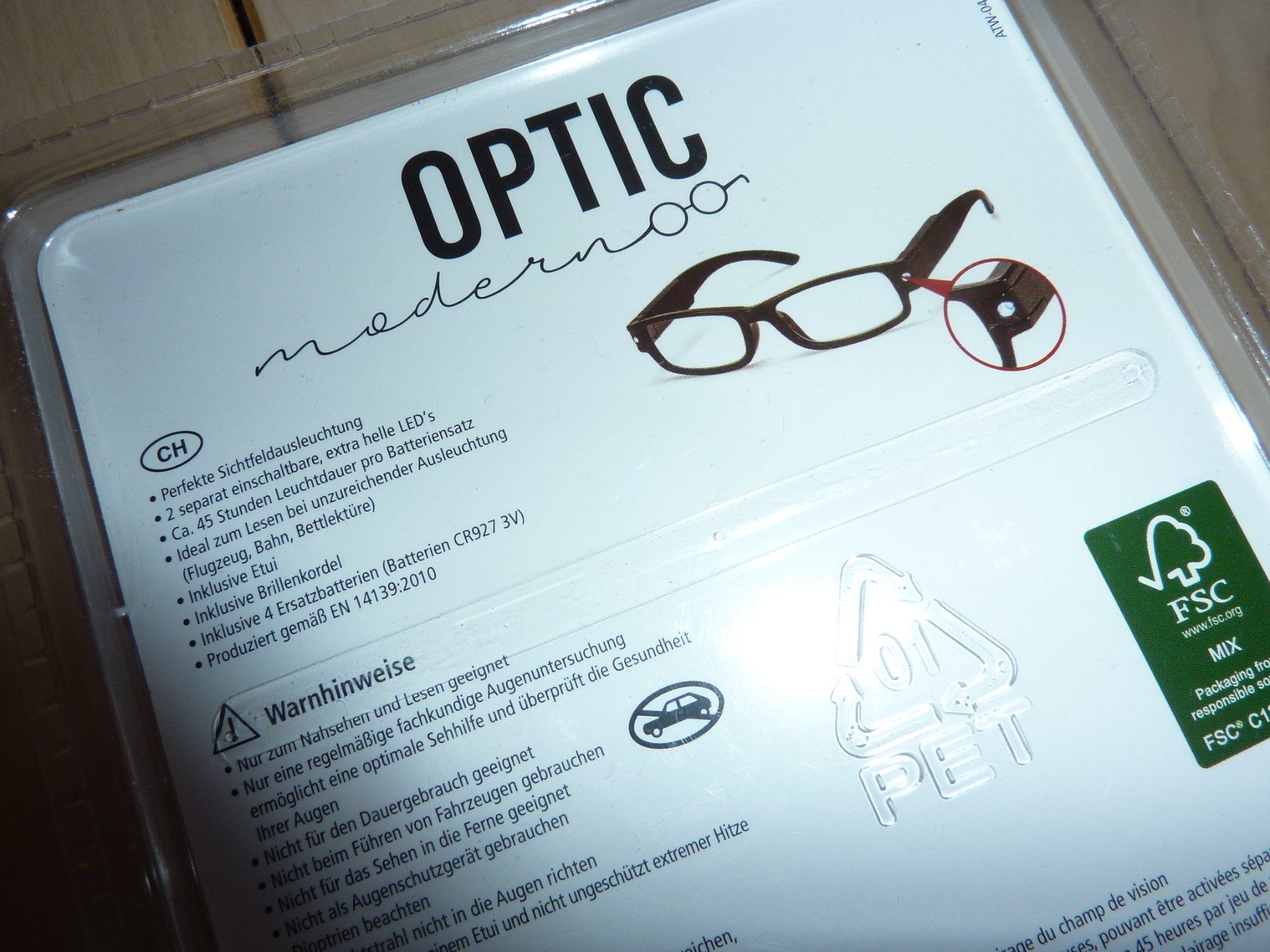 Occhiali & Lenti: OPTIC,  AIDE VISUELLE AVEC LUMIÈRE.. – Nuovo e nell'imballaggio originale da Lausanne venduto da coucoulet 2