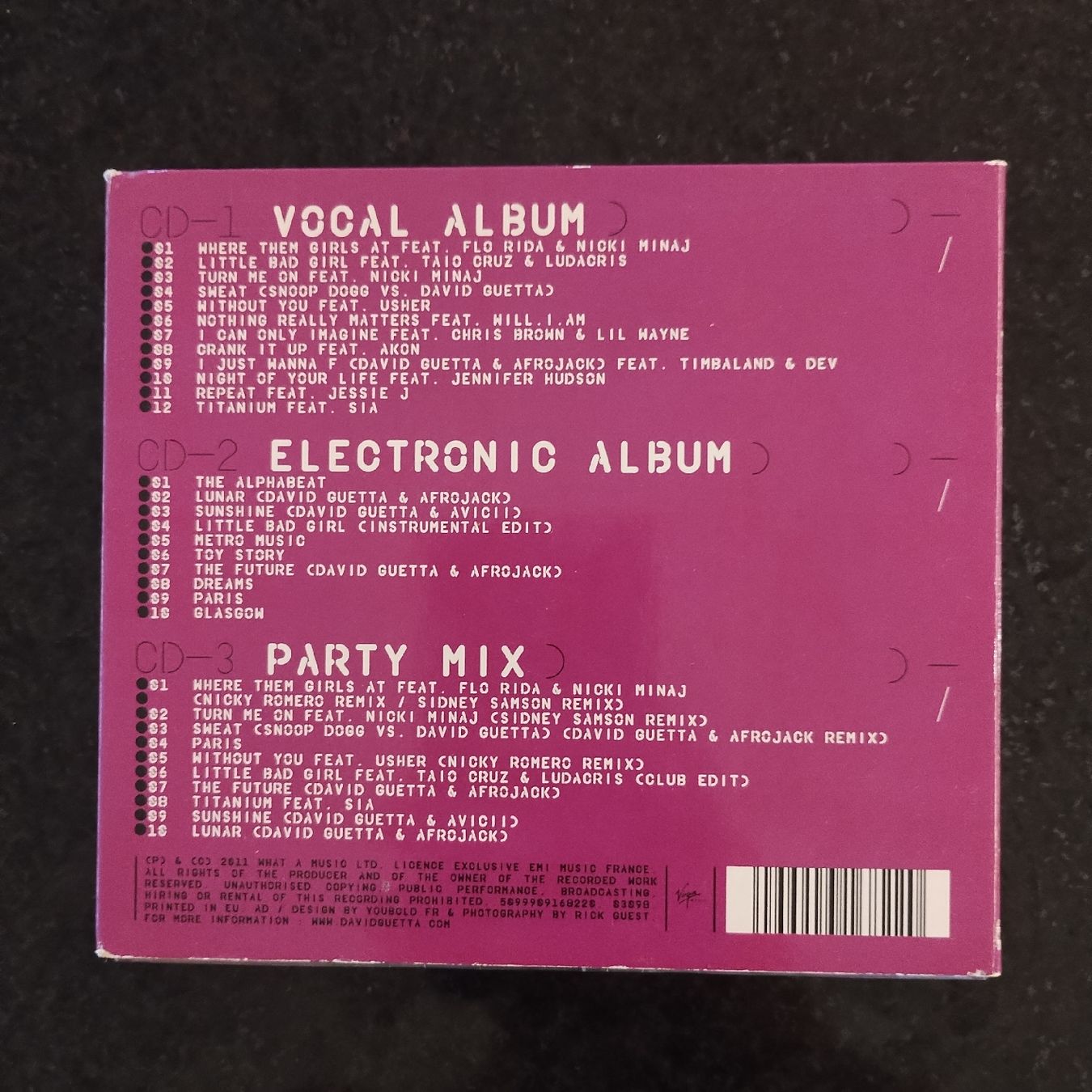 CD: David Guetta Nothing But The Beat Triple CD – Usato da Nussbaumen AG venduto da off_6rdl 1