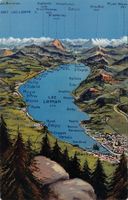 VOGELSCHAU: Lac Léman, vers 1915-20