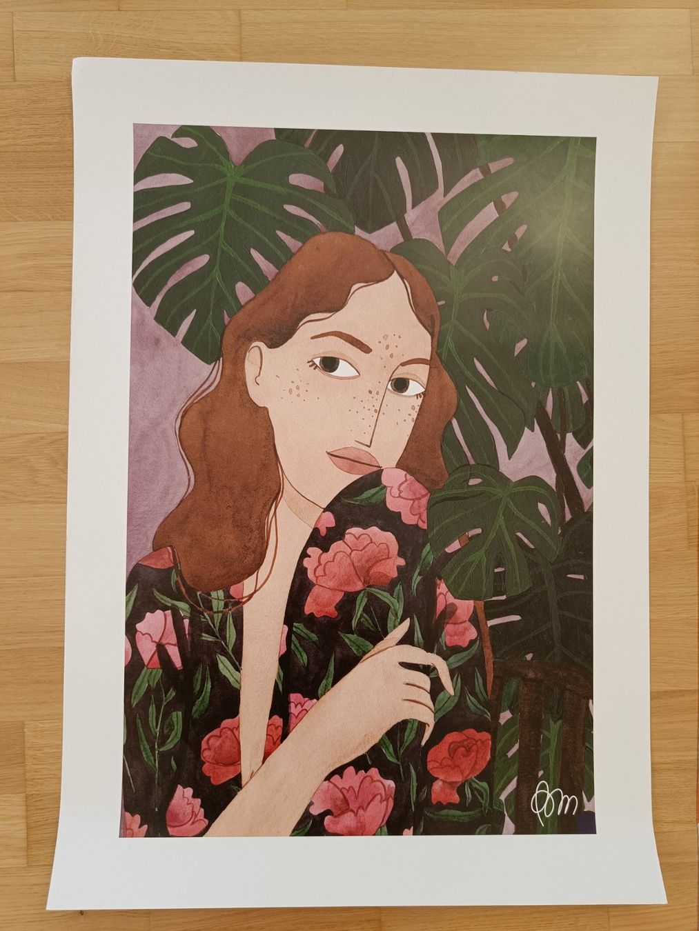 Tutte le decorazioni: 3 moderne Poster Set rosa / Illustration Design – Usato da Zürich venduto da Atelier.Second 4