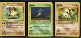 Vintage Pokémon Karte Jungle EN 1999 Lot of 3