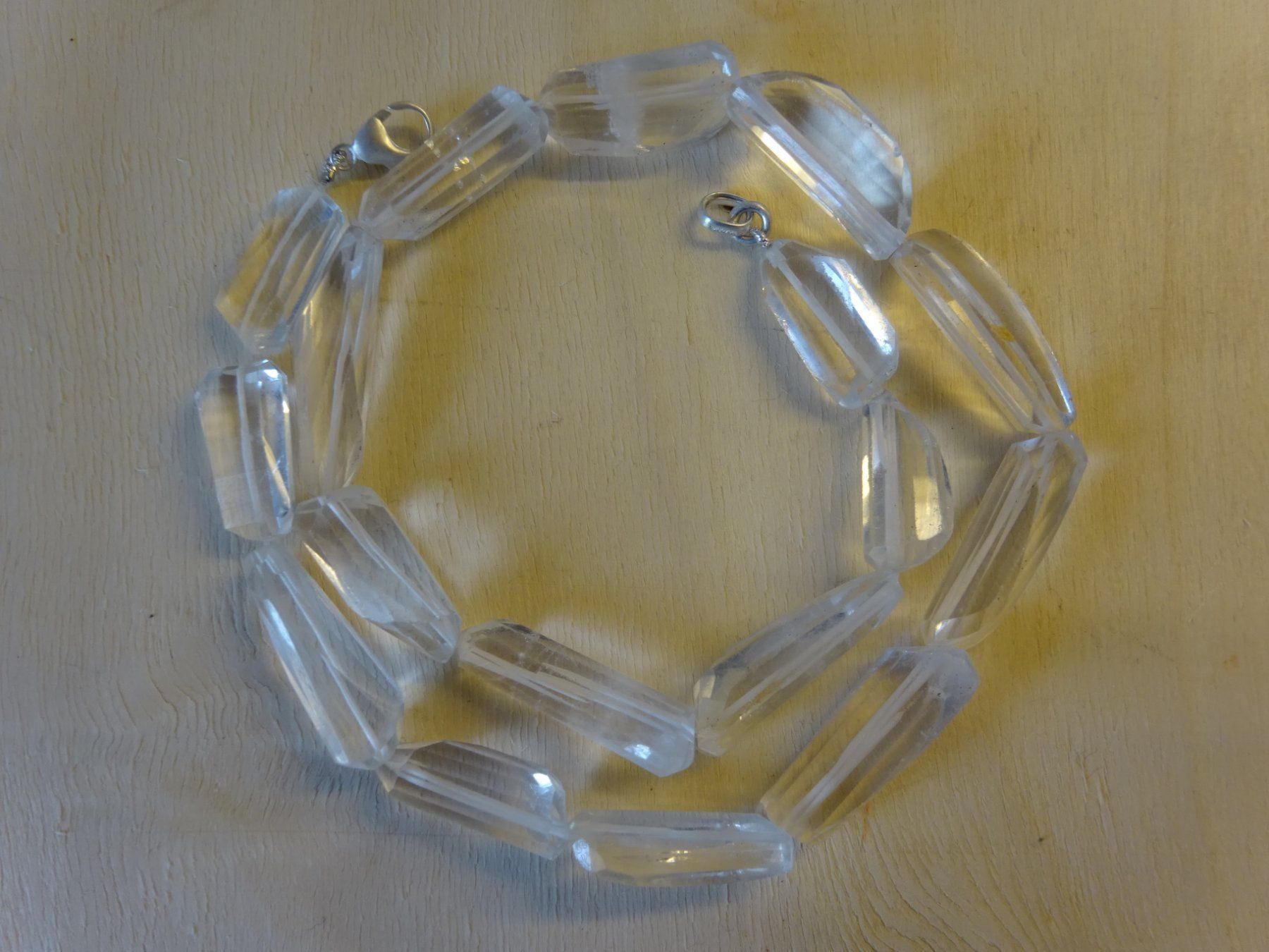 Catenine: Bergkristall Kette / 925 Silber – Usato da Esslingen venduto da eintagammeer 2