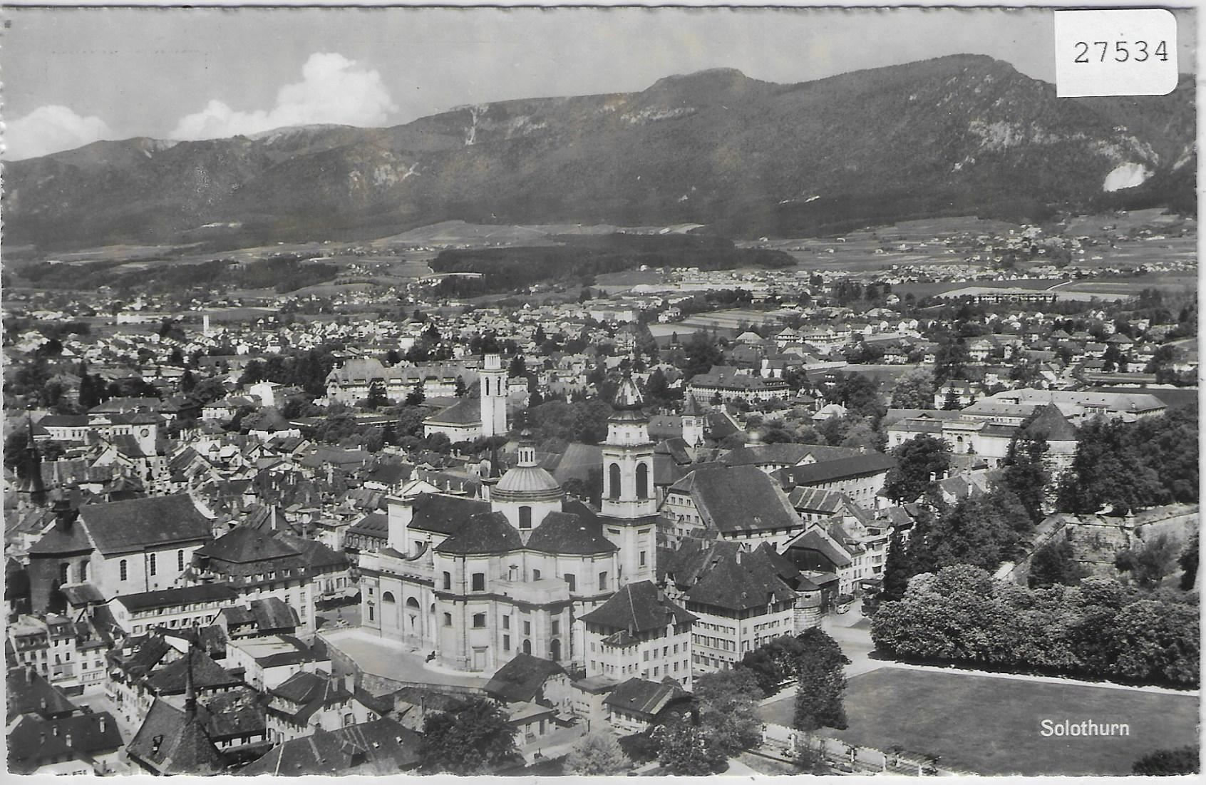 Cartoline postali: Flugaufnahme Solothurn – Usato da Ettingen venduto da Kartenplanet