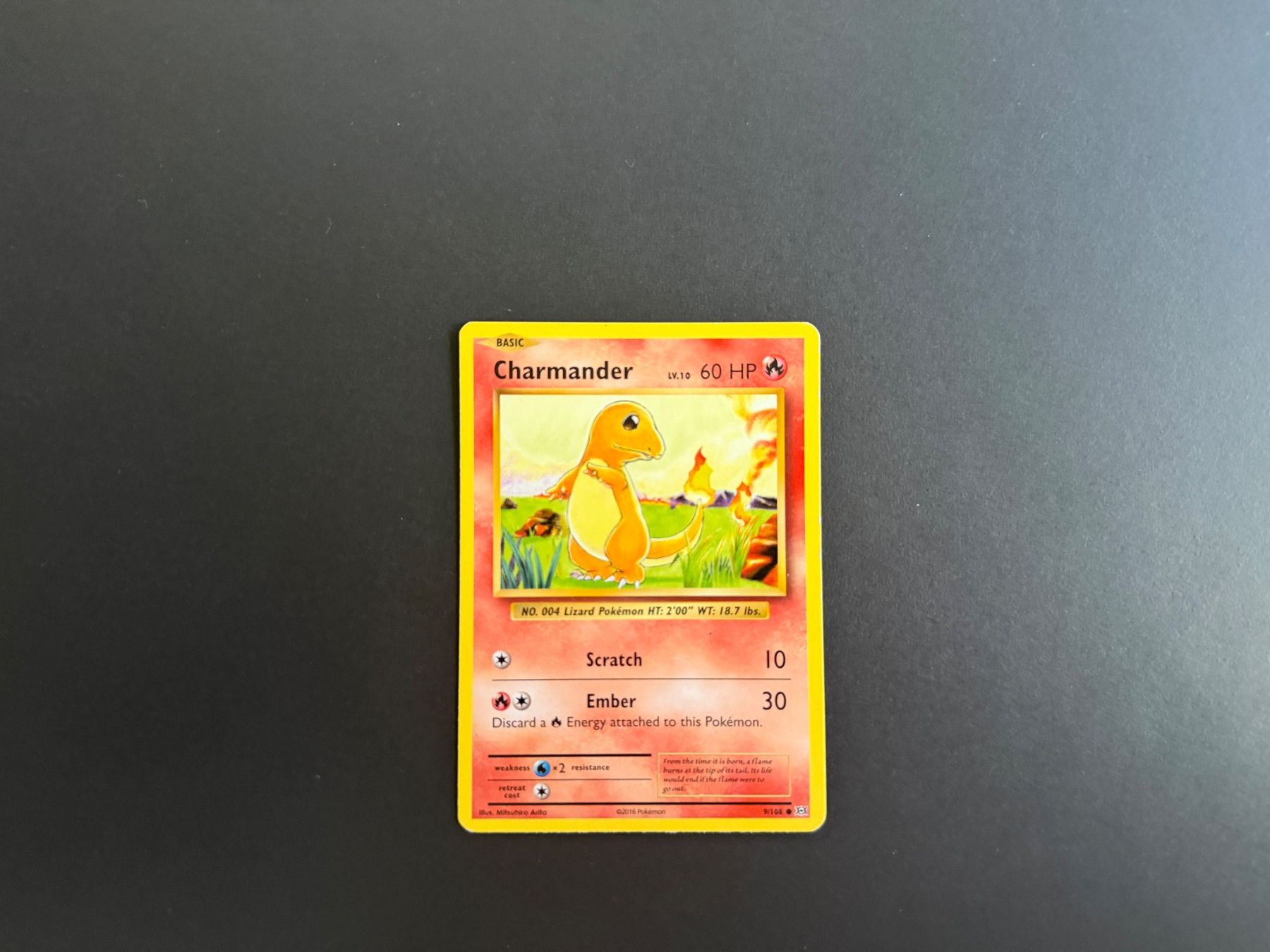 Pokémon Carte collezionabili: Charmander 9/108 – Usato da Zürich venduto da mountainwizard00
