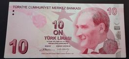 Türkei - 10 Lira Bankfrisch