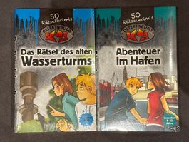 2Bücher mit je 50 Ratekrimis