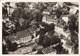 Bern (BE) Klinik Lindenhof Fliegeraufnahme des Wohnvierte G