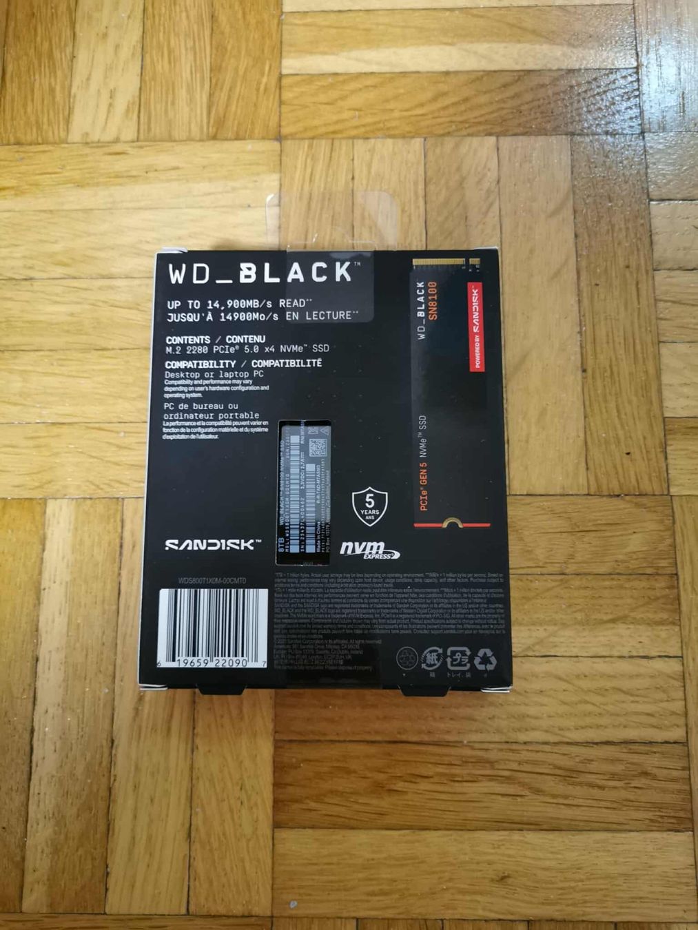 Sandisk Dischi rigidi: WD Black SN8100 SSD  SANDISK 8 TB – Nuovo e nell'imballaggio originale da Emmenbrücke venduto da Dilials 1