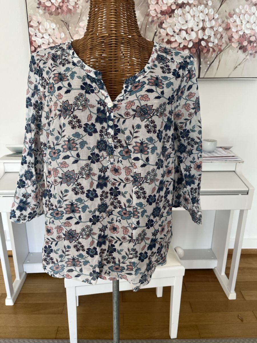 Camicette: Bluse mit Blumenmuster, Afivel, 40 – Usato da Solothurn venduto da Bobesch08
