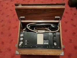 Feldtelefon 47. komplett   sehr guter Zustand ,Detail Etat