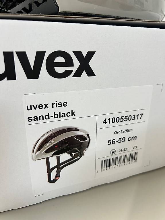 Helme: Velohelm uvex rise sand-black   – Gebraucht aus Sursee von pilatus.sport 4
