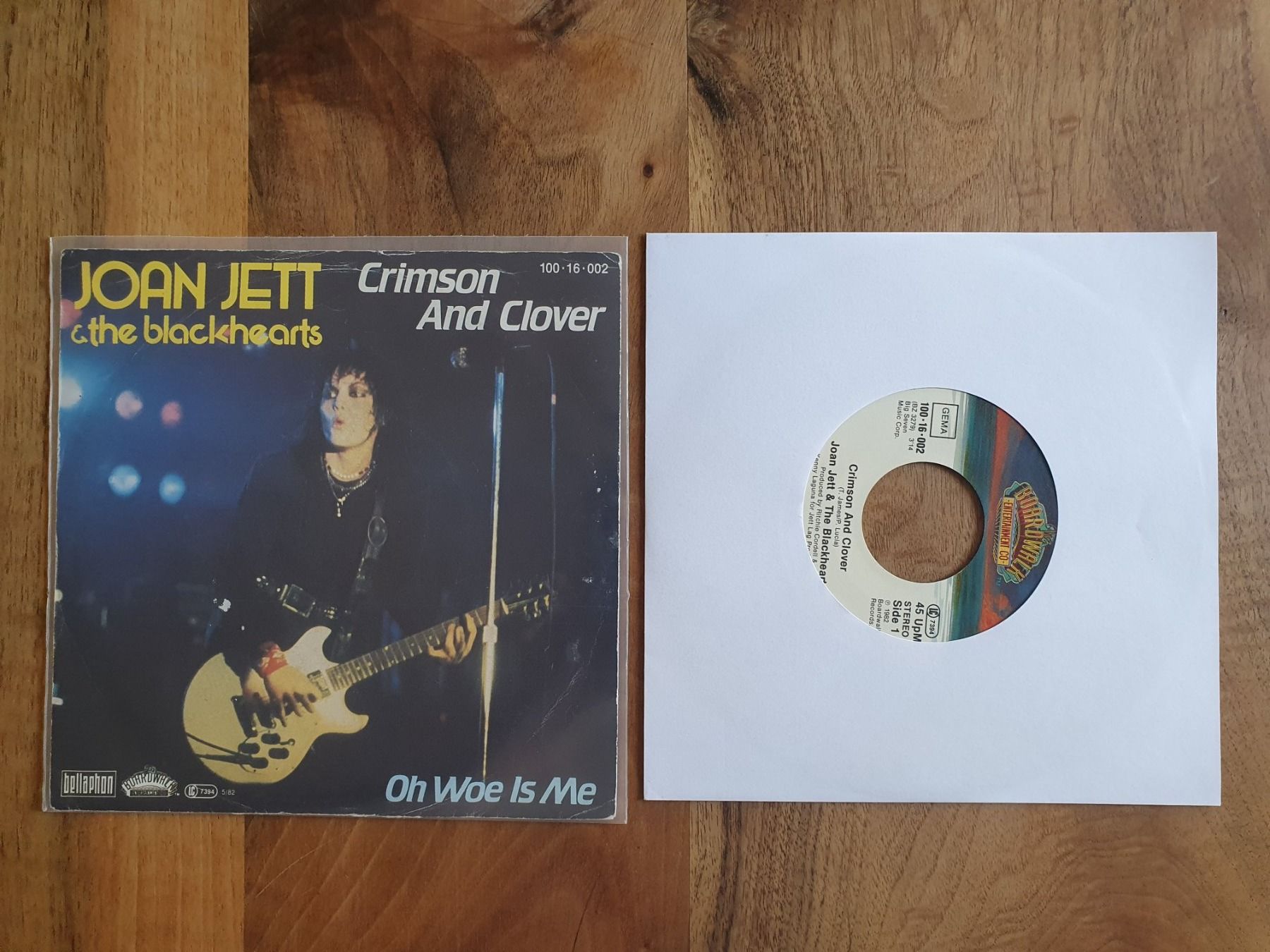 Dischi in vinile: Joan Jett - Crimson and Clover – Usato da Sirnach venduto da dimitri1963 1