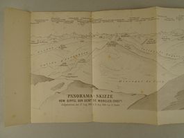 PANORAMA VOM VOM GIPFEL DER DENT DE MORCLES 1882