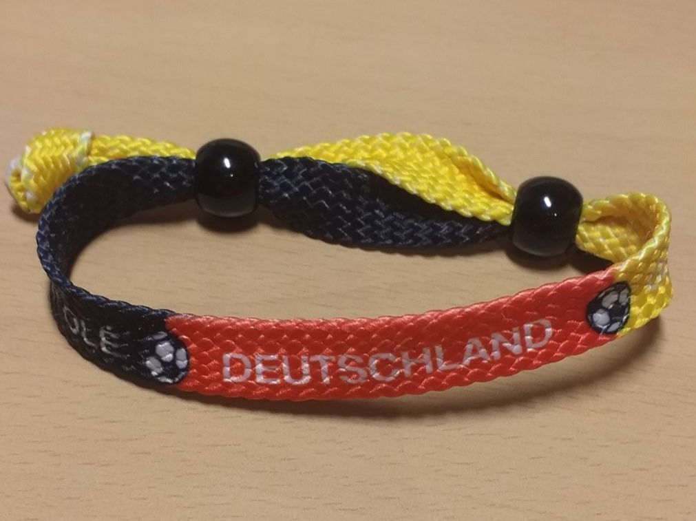 Bracciali & Braccialetti: Deutschland Fussball Armband – Usato da Schindellegi venduto da nin_7njd